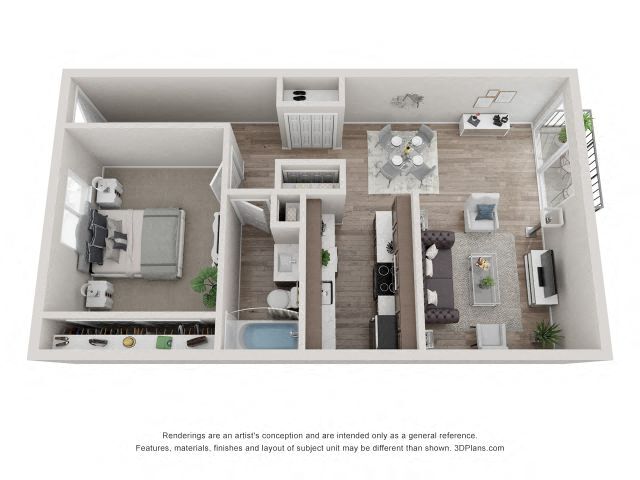 Floorplan - Eagle Creek Apartments