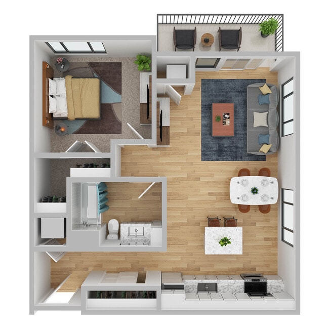 Floorplan - The Knox Apartments