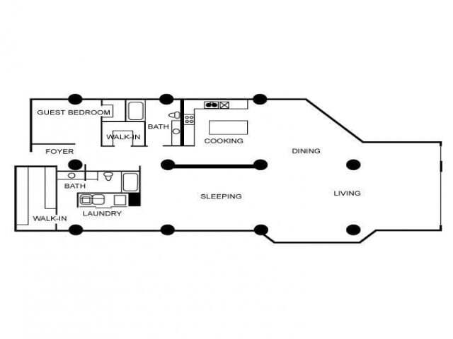 Floorplan - South Side on Lamar