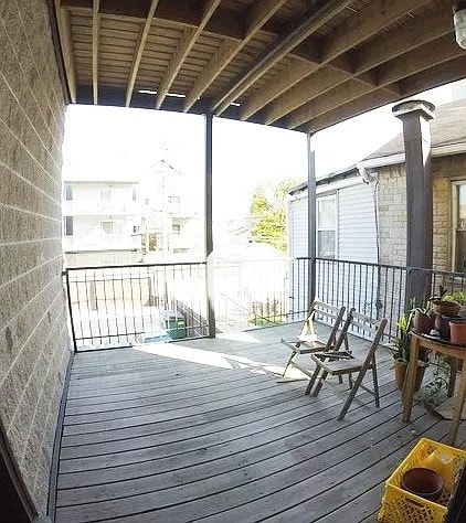 Private Deck - 1518 W Chicago Ave
