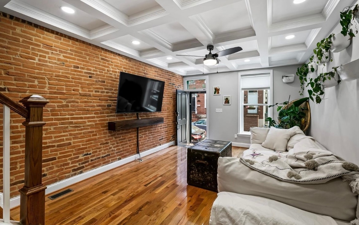 Living Room - 106 E Clement St