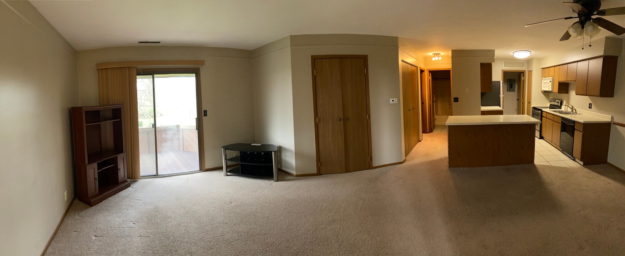 Great Living Room with Balcony - 158 Hartford Ct
