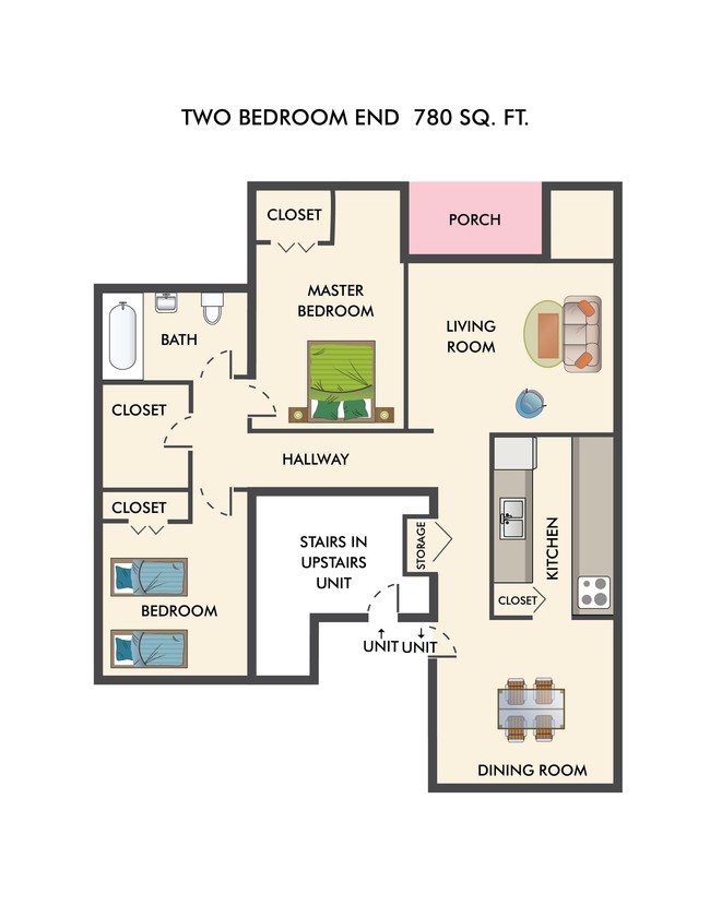 Floorplan - Oakview Apartments