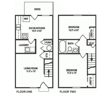 2BR/1BA - Steeplechase of Lebanon - STL