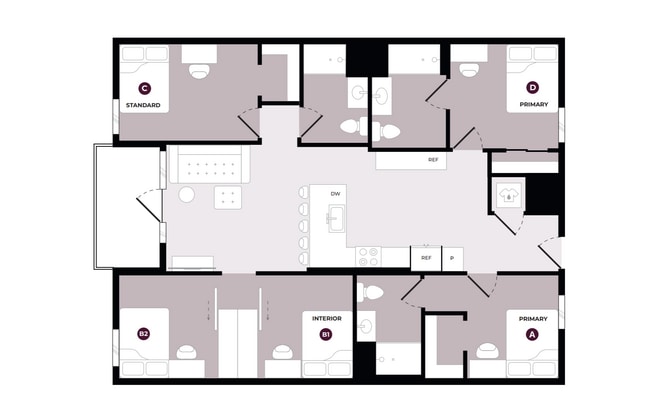5x3 Lite Balcony VIP A - Hub LA Figueroa