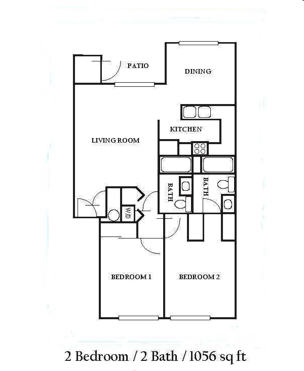 2BR/2BA - Reedville Apartments
