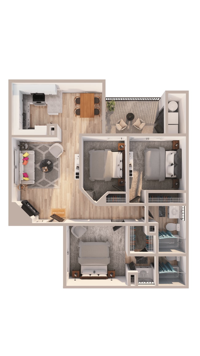 Floorplan - Arches at Hidden Creek