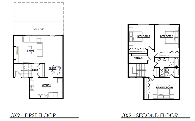 Floorplan - Broadridge Flats and Townhomes