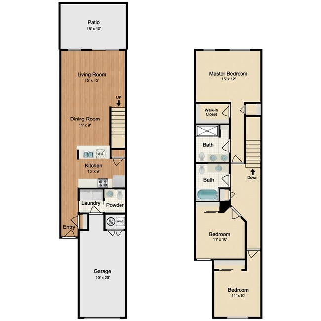 Floorplan - Black Feather Apartment Homes