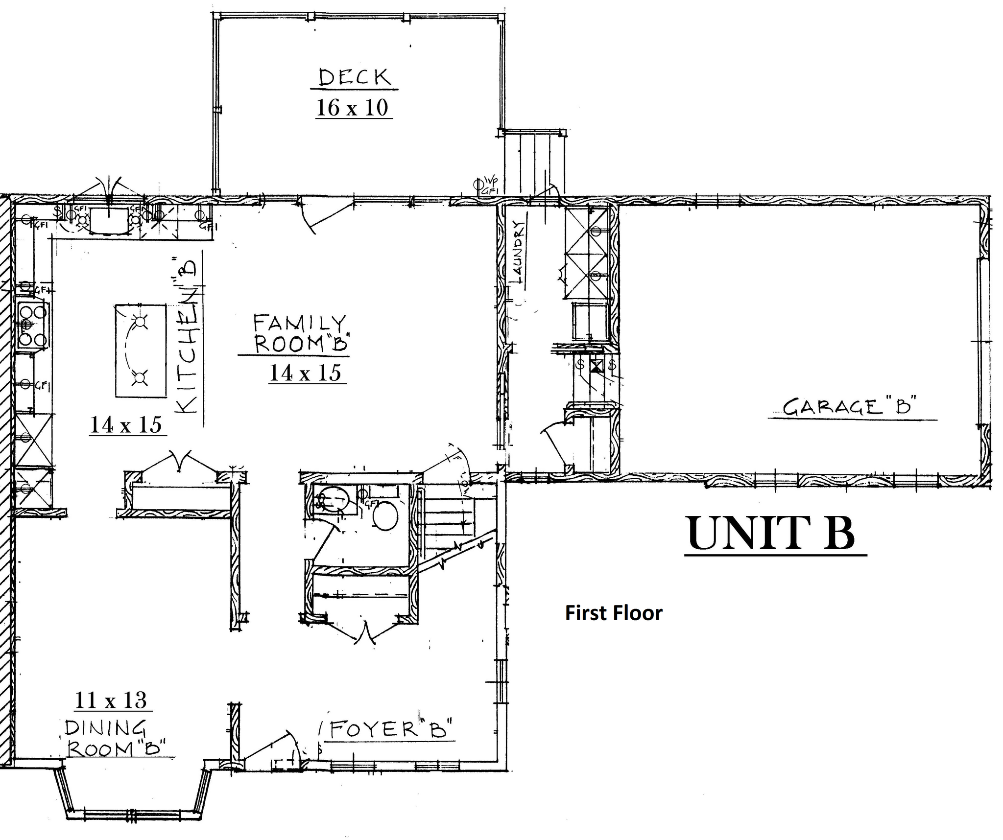 First Floor Plan - 341 Old York Rd