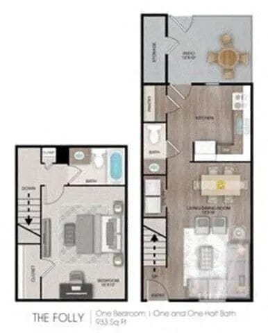 Floorplan - Palmetto Creek Townhomes