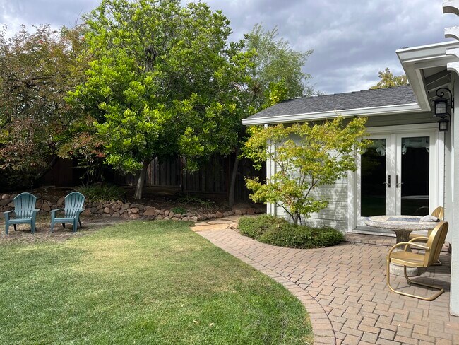 Back Yard French Doors - 13225 McCulloch Ave