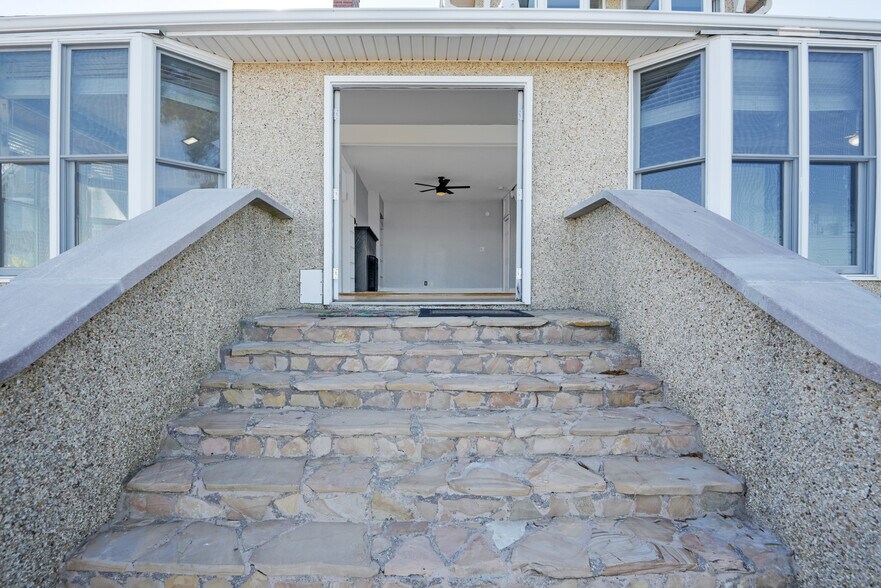 commanding stone entrance - 1301 Rogers Rd