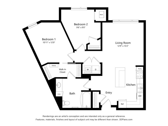 Floorplan - Sonder Point 50+ Apartments