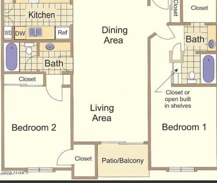 split floor plan - 3825 E Camelback Rd