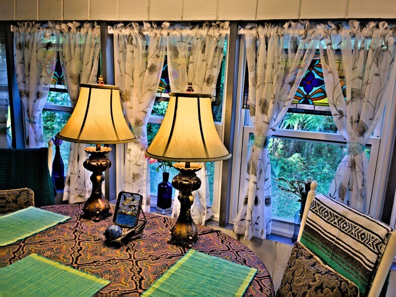 Dinning table on 3 season Enclosed porch - 111 Causeway Rd