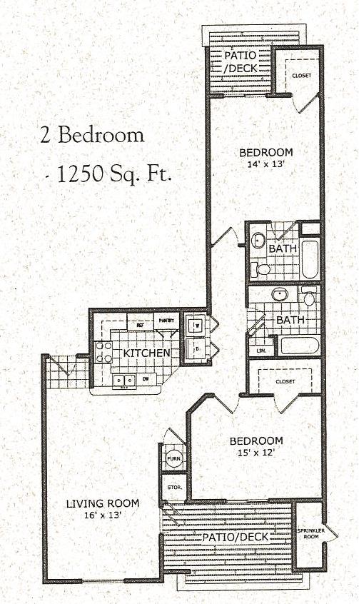 Floorplan - Martin Riley Apartments