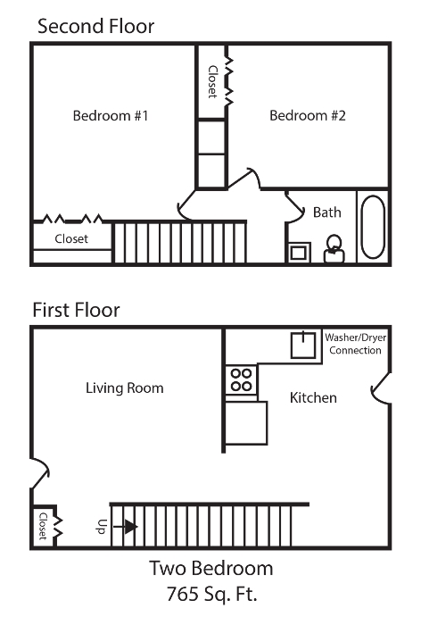 2BR/1BA - Paradise Plaza Apartments