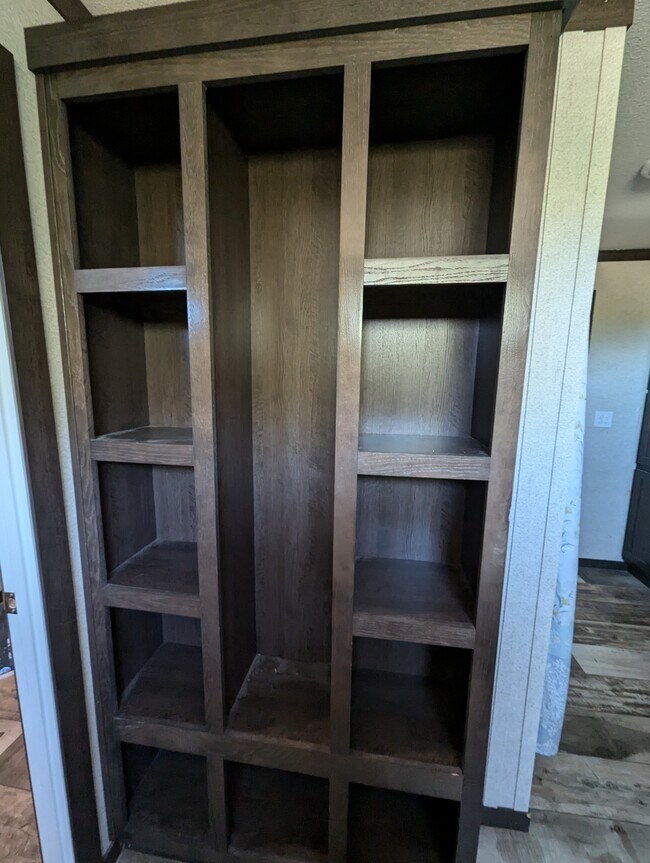 Built in shelves for more stroage - 179 Davis Rd