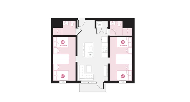 4x2 Lite Balcony A - Hub LA Coliseum