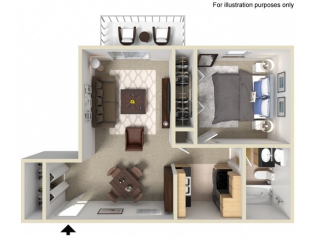 Floorplan - Valley York Apartments