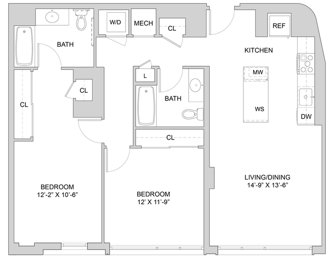 Floorplan - The Modern at Art Place
