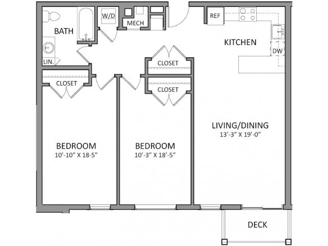 Floorplan - Flats at 131