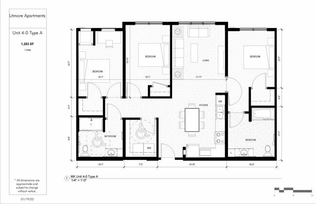 Floorplan - Litmore Apartments