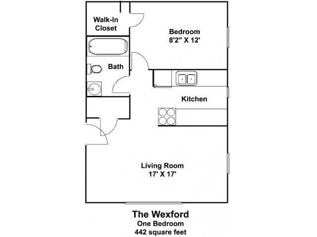 1BR/1BA - Jameson Apartments