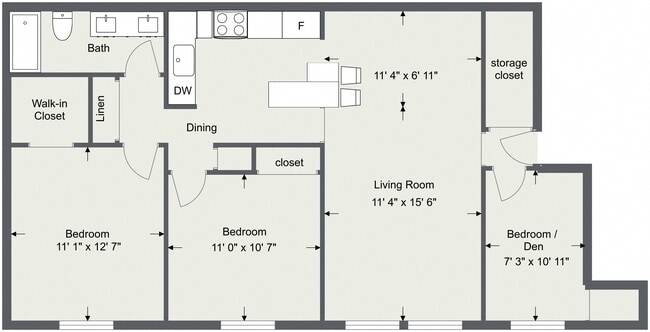 Floorplan - Olmsted Falls Village Apt - SPO Properties