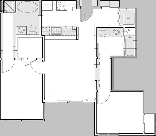Verona 2x2 floor plan PR SM Verona LLC - PR SM Verona LLC
