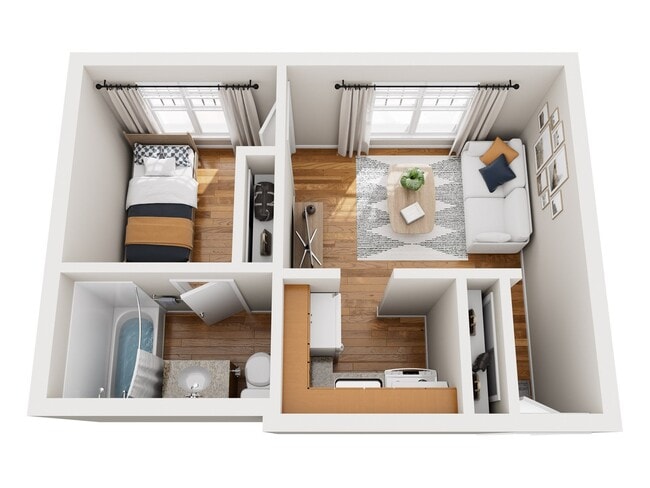 Floorplan - Maurice Dear Apartments