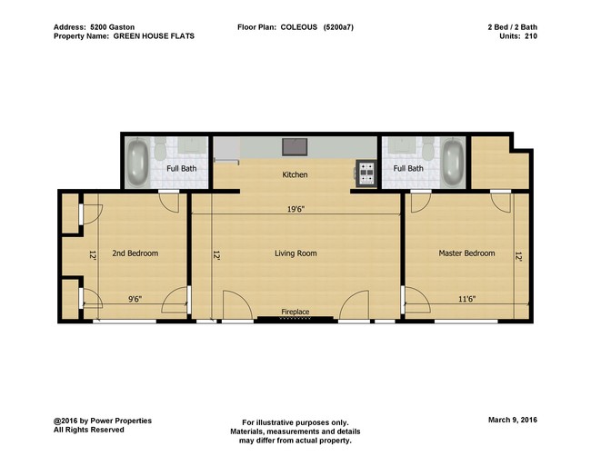 Floorplan - Greenhouse Flats