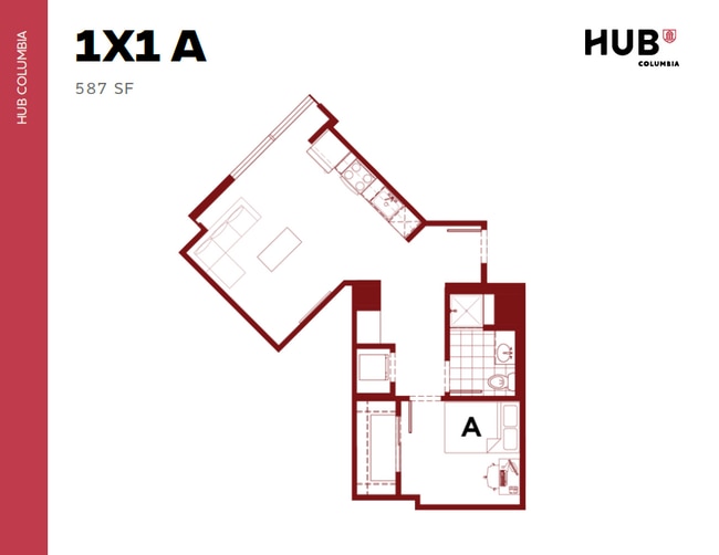 1x1 A - Hub Columbia