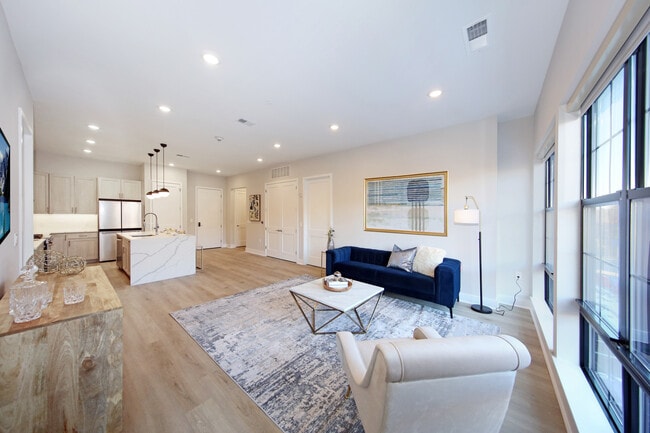 Roomy, light filled living areas - Mosaic South Orange