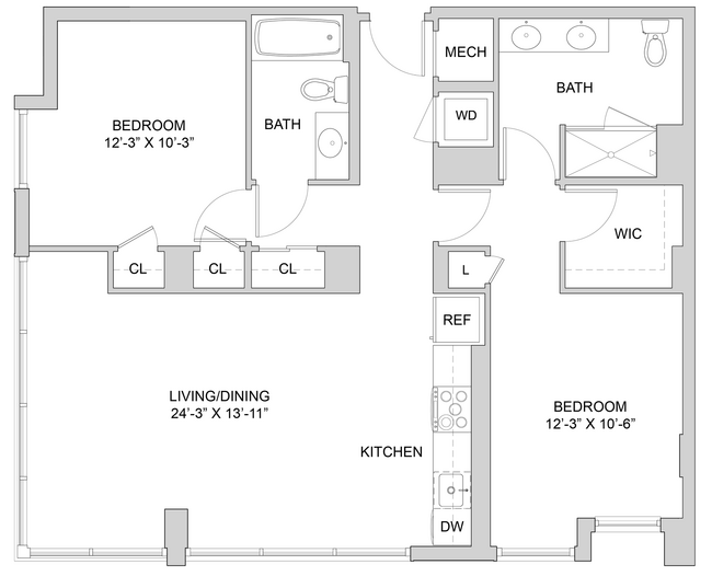 Floorplan - The Modern at Art Place