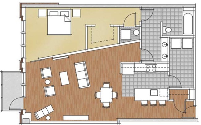 1BR/1BA - e5w Building