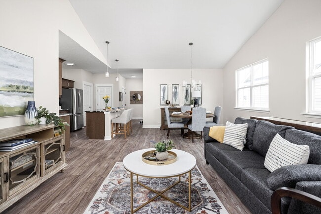 Cottage Living Room & Dining Room - Randall Residence at Gateway Park