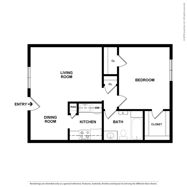 Floorplan - Loreto Apartment Homes