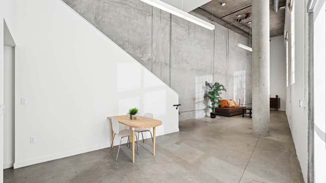 Living Room with Hard Surface Flooring - Parc on Powell