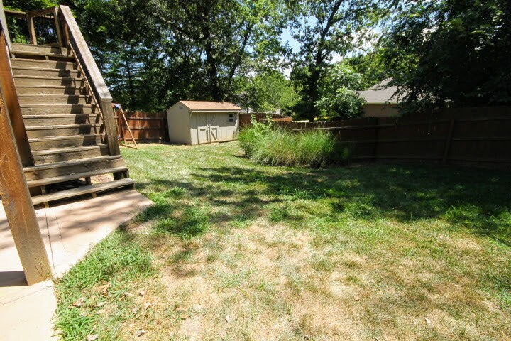 Backyard with Garden and Storage Shed, Bottom - 9505 NW 86th Ter
