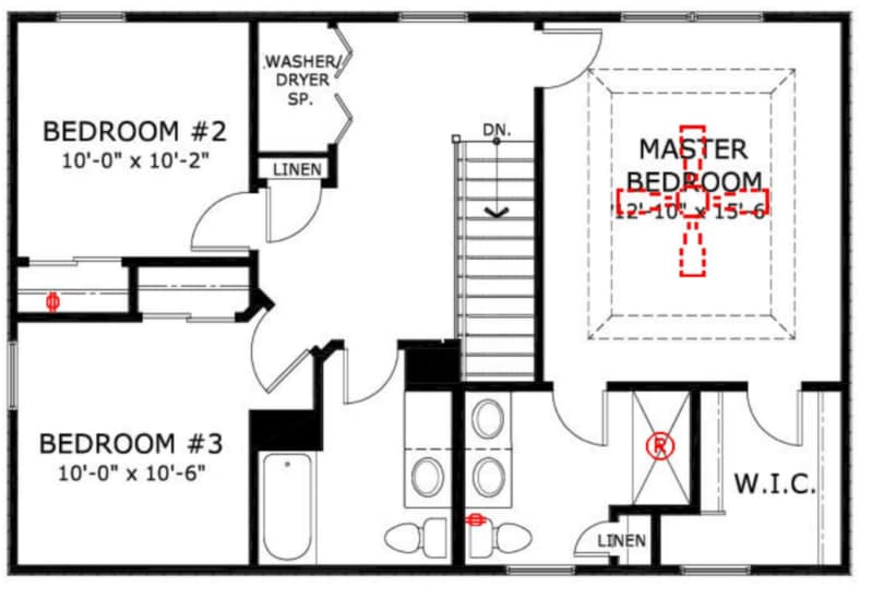 Upstairs - 3381 Arbor Gardens Ct