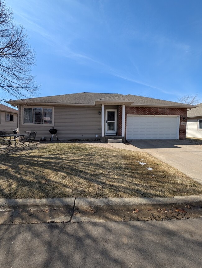 Front of home from a private street with low traffic - 518 Lexington Dr