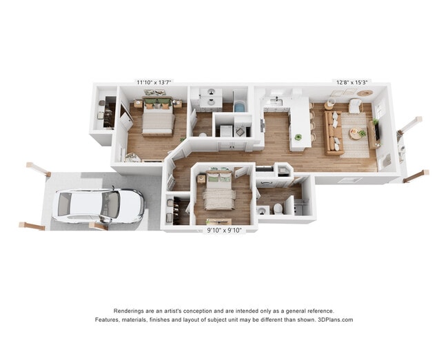Floorplan - Cottages at Sugar Mill Pond