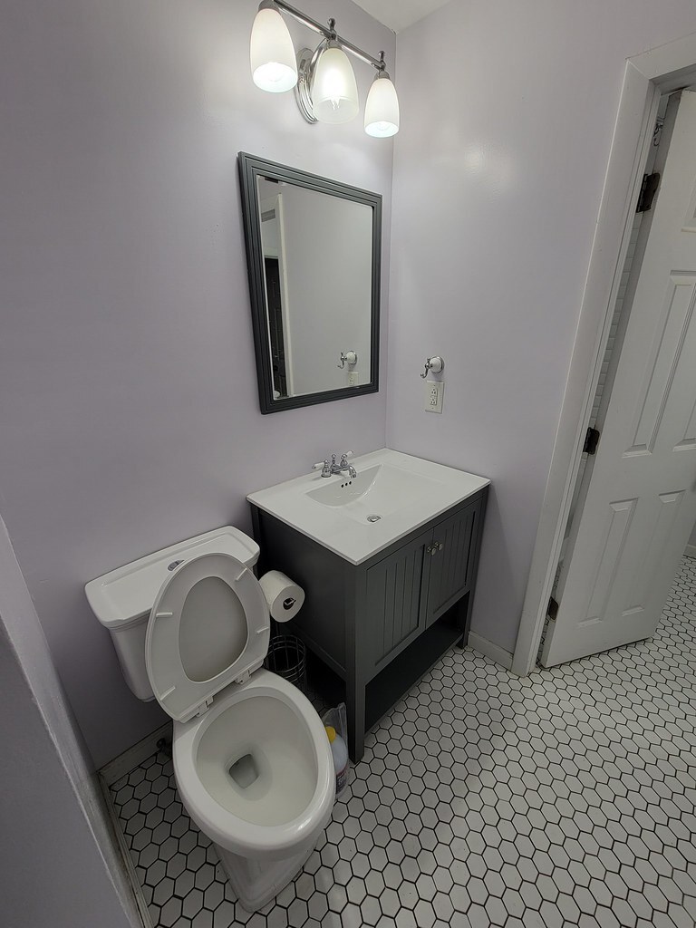Bathroom room 1 with toilet and vanity - 20 Princeton St