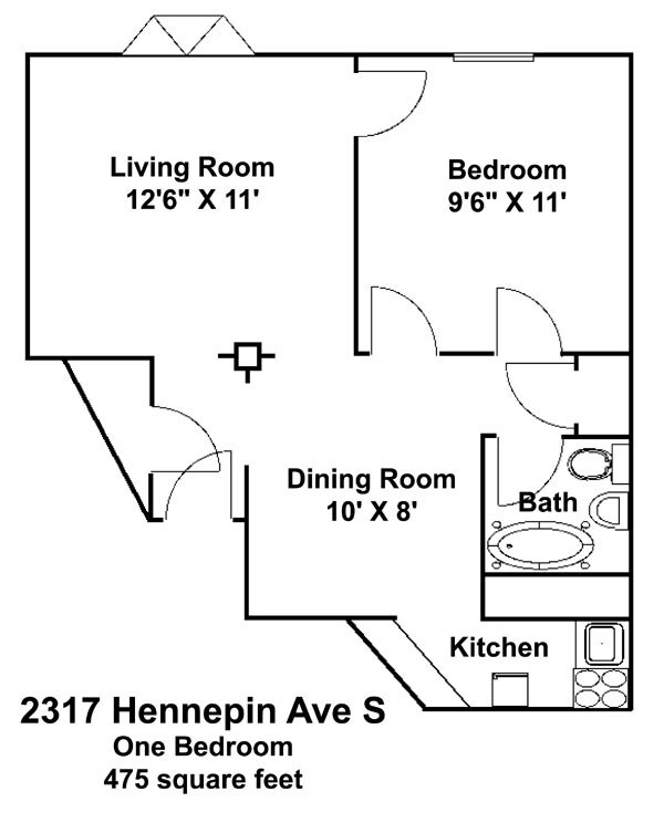 Floorplan - 2317 Hennepin Apartments