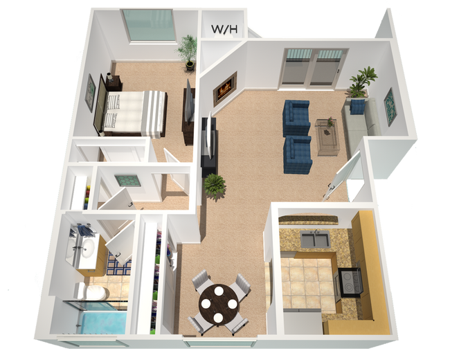 Floorplan - The Village Apartments