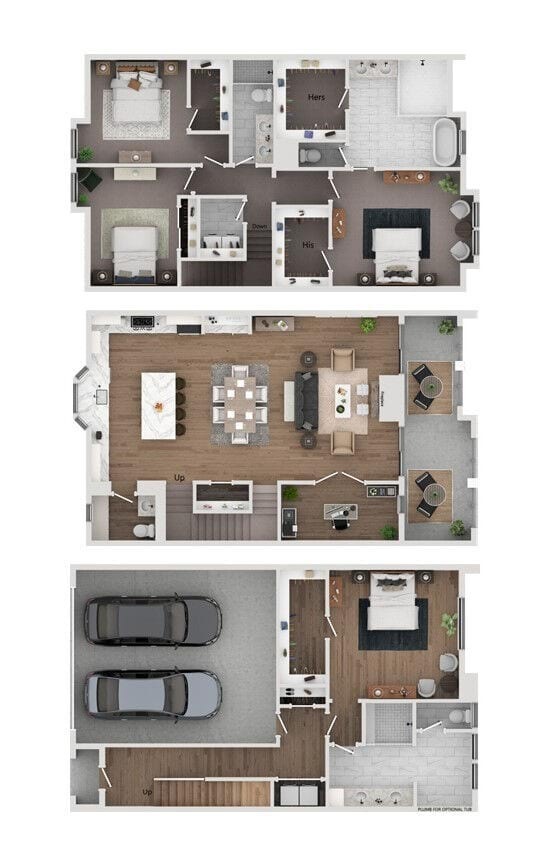 Floorplan - The Townes at SouthPark