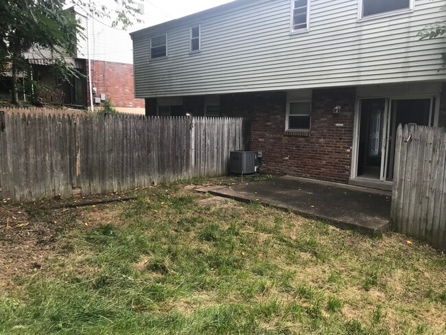 Partially fenced Backyard - 1443 Maple Dr