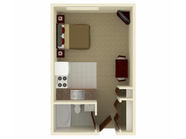 Efficiency - Amrock Apartments